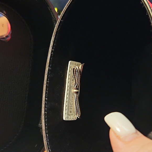 HENRI BENDEL Pink/Black Tropical Bucket Bag NWOT LIMITED EDITION - Picture 5 of 5